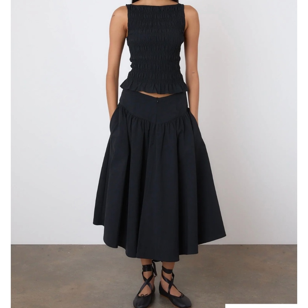 Peachy den deba midi skirt